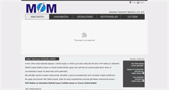 Desktop Screenshot of mtm-makina.com